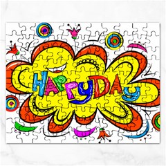 Happy Happiness Child Smile Joy Rectangular Jigsaw Puzzl by Celenk