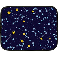 Seamless-pattern-with-cartoon-zodiac-constellations-starry-sky Fleece Blanket (mini) by uniart180623