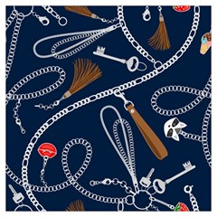 Chains-seamless-pattern Lightweight Scarf  by uniart180623