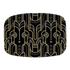Art-deco-geometric-abstract-pattern-vector Mini Square Pill Box by uniart180623