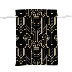 Art-deco-geometric-abstract-pattern-vector Lightweight Drawstring Pouch (xl) by uniart180623