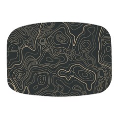 Damask-seamless-pattern Mini Square Pill Box by uniart180623
