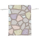 Cartoon-colored-stone-seamless-background-texture-pattern Lightweight Drawstring Pouch (XL) Back