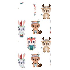 Cute-cartoon-boho-animals-seamless-pattern Iphone 14 Black Uv Print Case by uniart180623