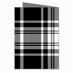Pixel-background-design-modern-seamless-pattern-plaid-square-texture-fabric-tartan-scottish-textile- Greeting Cards (Pkg of 8) Right