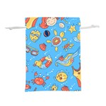 Hand-drawn-seamless-pattern-summer-time Lightweight Drawstring Pouch (S) Back