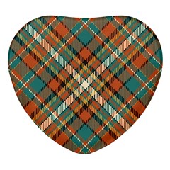 Tartan-scotland-seamless-plaid-pattern-vector-retro-background-fabric-vintage-check-color-square-geo Heart Glass Fridge Magnet (4 Pack) by uniart180623