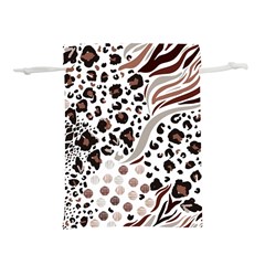 Mix-animal-skin-prints-seamless-pattern-vector Lightweight Drawstring Pouch (l) by uniart180623