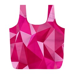 Pattern Halftone Geometric Full Print Recycle Bag (l) by uniart180623