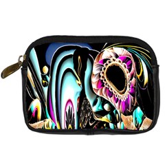 Garden Flower Nature Digital Art Abstract Digital Camera Leather Case by uniart180623
