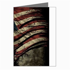 Flag Usa American Flag Greeting Cards (pkg Of 8) by uniart180623