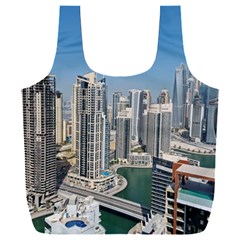 Building Sea Architecture Marina Full Print Recycle Bag (xxl) by Ravend