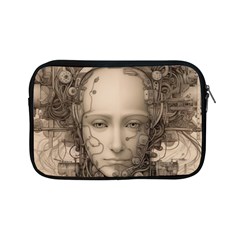 Cyborg Robot Future Drawing Poster Apple Ipad Mini Zipper Cases by Ravend