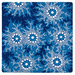 Waterhole Dreaming 90 Hogarth Arts Uv Print Square Tile Coaster  by hogartharts