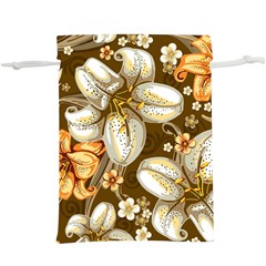 Flowers Pattern Floral Patterns Decorative Art Lightweight Drawstring Pouch (xl) by uniart180623