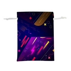 Colorful Abstract Background Creative Digital Art Colorful Geometric Artwork Lightweight Drawstring Pouch (m) by uniart180623