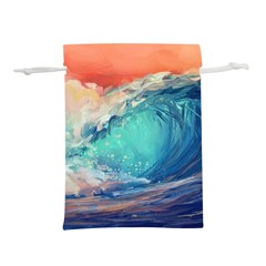 Artistic Wave Sea Lightweight Drawstring Pouch (m) by uniart180623