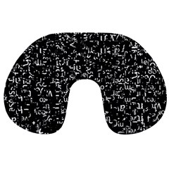 Abstract Secred Code Travel Neck Pillow by uniart180623
