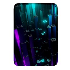 Abstract Building City 3d Rectangular Glass Fridge Magnet (4 Pack) by uniart180623