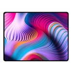Colorful 3d Waves Creative Wave Waves Wavy Background Texture Fleece Blanket (Small) 50 x40  Blanket Front