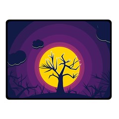 Empty Tree Leafless Stem Bare Branch Fleece Blanket (small) by uniart180623
