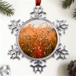 Late Afternoon Metal Large Snowflake Ornament Front