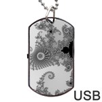 Apple Males Almond Bread Abstract Mathematics Dog Tag USB Flash (Two Sides) Front
