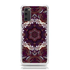 Rosette Kaleidoscope Mosaic Abstract Background Samsung Galaxy S20 6 2 Inch Tpu Uv Case by Simbadda