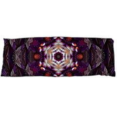 Rosette Kaleidoscope Mosaic Abstract Background Art Body Pillow Case (dakimakura) by Simbadda
