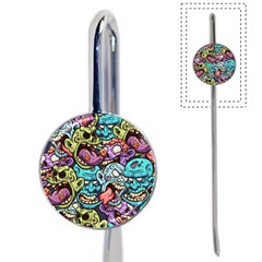 Zombie Heads Pattern Book Mark by Simbadda