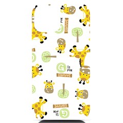 Vector Pattern With Cute Giraffe Cartoon Iphone 14 Black Uv Print Case by Simbadda