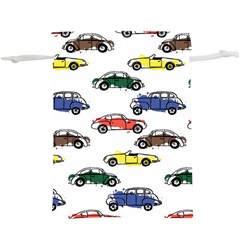 Cars Pattern Lightweight Drawstring Pouch (xl) by Simbadda