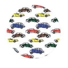 Cars Pattern Mini Round Pill Box (pack Of 5) by Simbadda