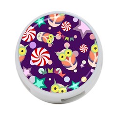 Owl Pattern Background 4-port Usb Hub (one Side) by Simbadda