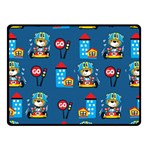 Racing-car-printing-set-cartoon-vector-pattern Fleece Blanket (Small) 50 x40  Blanket Front