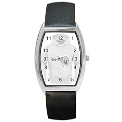 (2)dx Hoodie  Barrel Style Metal Watch by Alldesigners
