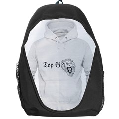 (2)dx Hoodie Backpack Bag by Alldesigners