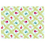 Birds Pattern Background Two Sides Premium Plush Fleece Blanket (Extra Small) 40 x30  Blanket Front
