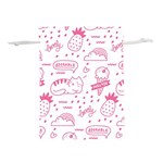 Cute-girly-seamless-pattern Lightweight Drawstring Pouch (L) Back