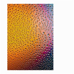 Rain Drop Abstract Design Small Garden Flag (two Sides) by Excel