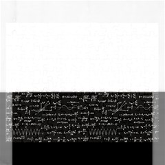 Math-equations-formulas-pattern Rectangular Jigsaw Puzzl by Simbadda