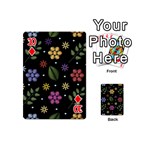 Embroidery-seamless-pattern-with-flowers Playing Cards 54 Designs (Mini) Front - Diamond10