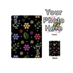 Embroidery-seamless-pattern-with-flowers Playing Cards 54 Designs (Mini) Front - Spade6