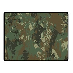 Camouflage-splatters-background Fleece Blanket (small) by Simbadda