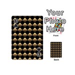 Golden-chess-board-background Playing Cards 54 Designs (Mini) Front - Club10