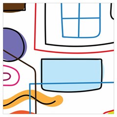 Sketch Line Art Doodles Design Lightweight Scarf  by Grandong