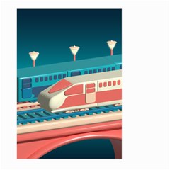 Bridge Transportation Train Toys Large Garden Flag (two Sides) by Grandong