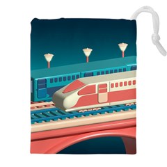 Bridge Transportation Train Toys Drawstring Pouch (4xl) by Grandong