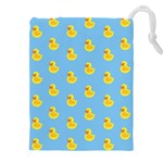 Rubber duck pattern Drawstring Pouch (4XL) Front