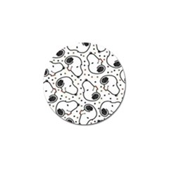 Dog Pattern Golf Ball Marker (10 Pack) by Bangk1t